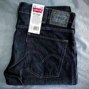 LEVIS: 511 DARK INDIGO JEANS